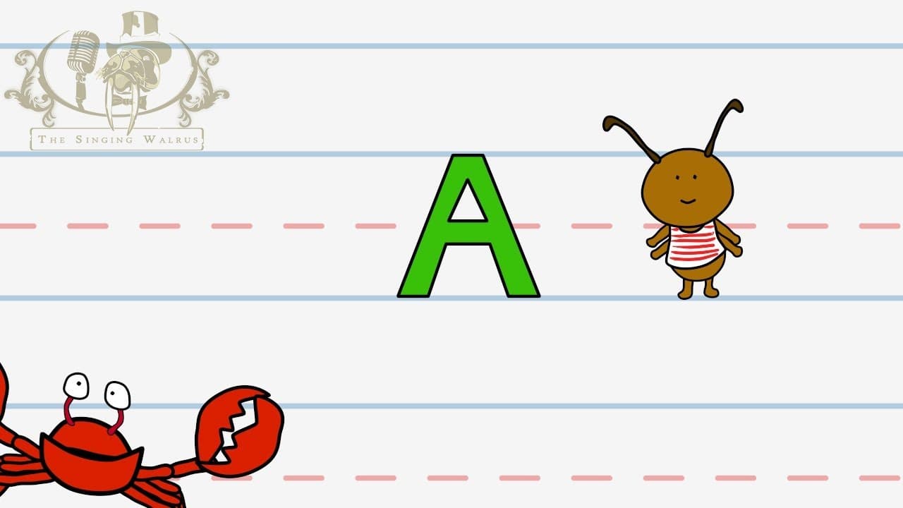 ABC Videos: Write the Letter - Alphabet Writing Lessons for Children