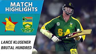 Lance Klusener’s Brutal Hundred | Kallis, Cronje Finished The Job Clinically | S.Africa vs Zimbabwe