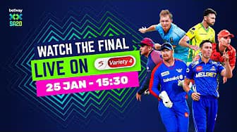 The Betway SA20 Final is LIVE on DStv Access 🔥
