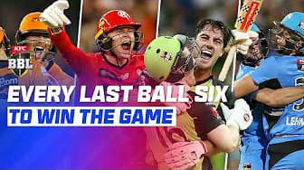 OFF THE LAST BALL 😱 Every Match-Winning Six Off The FINAL BALL In BBL History
