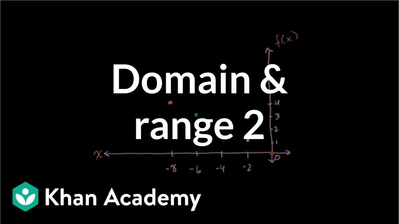 Functions and their graphs | Algebra II | Khan Academy