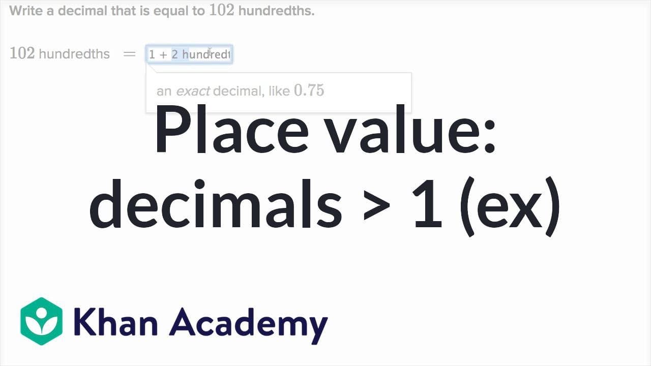 Decimals | 4th Grade | Khan Academy