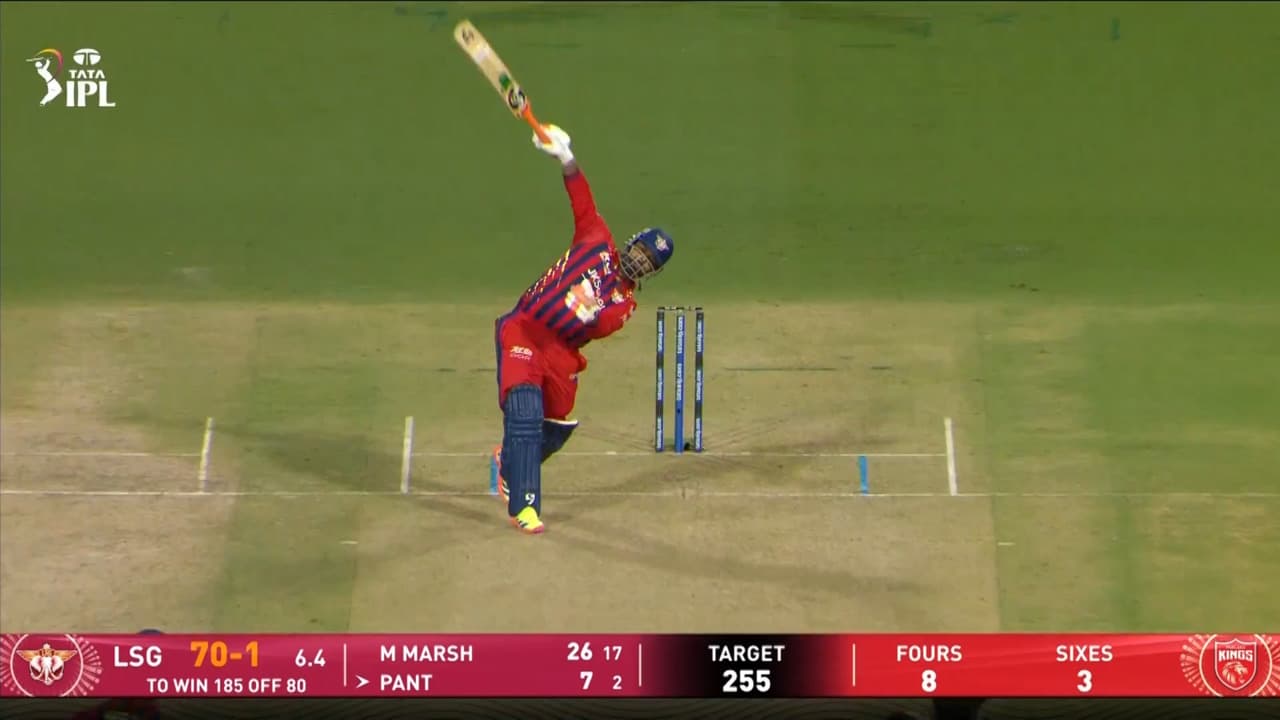 IPL 2026 M29: PBKS vs LSG - Rishabh Pant Six