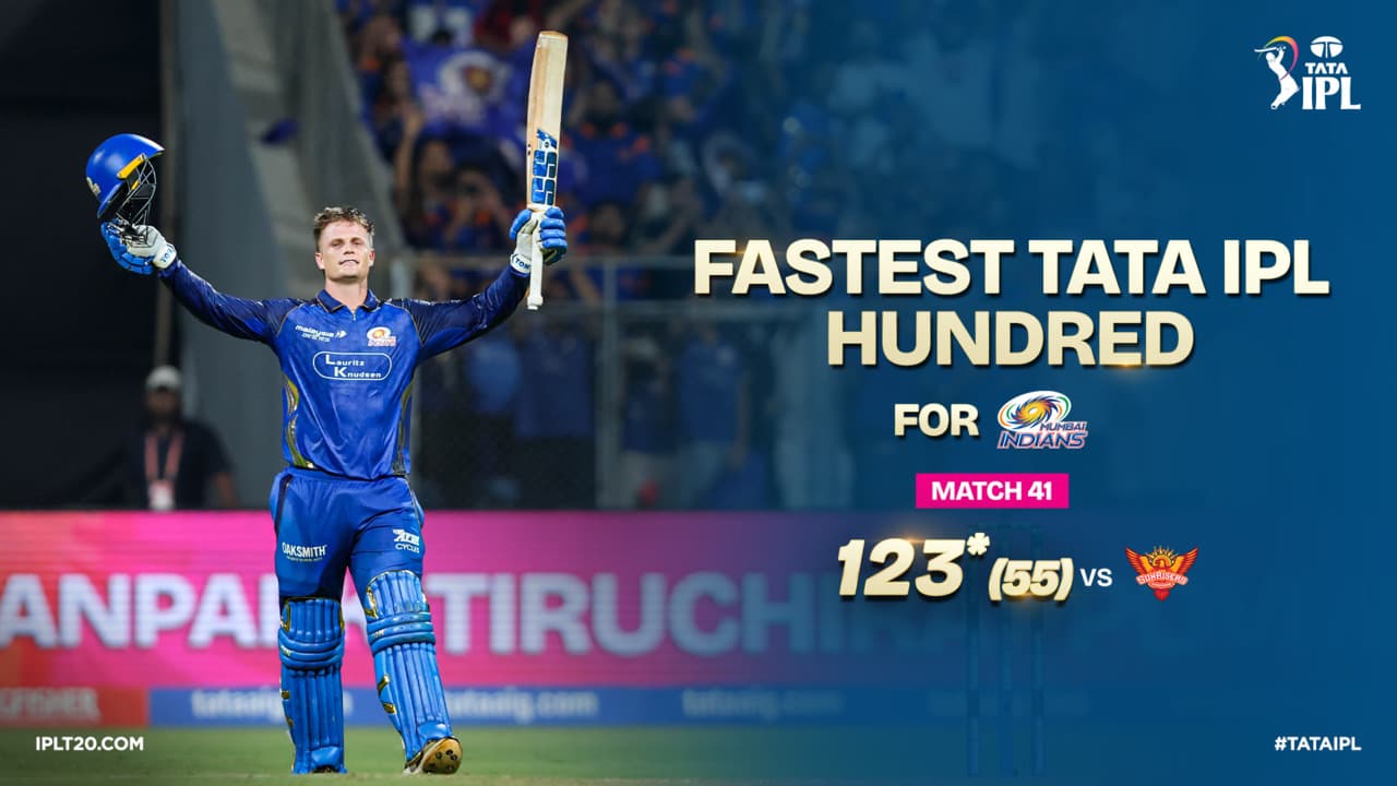 123*(55): Rampant Ryan Rickelton delights Wankhede