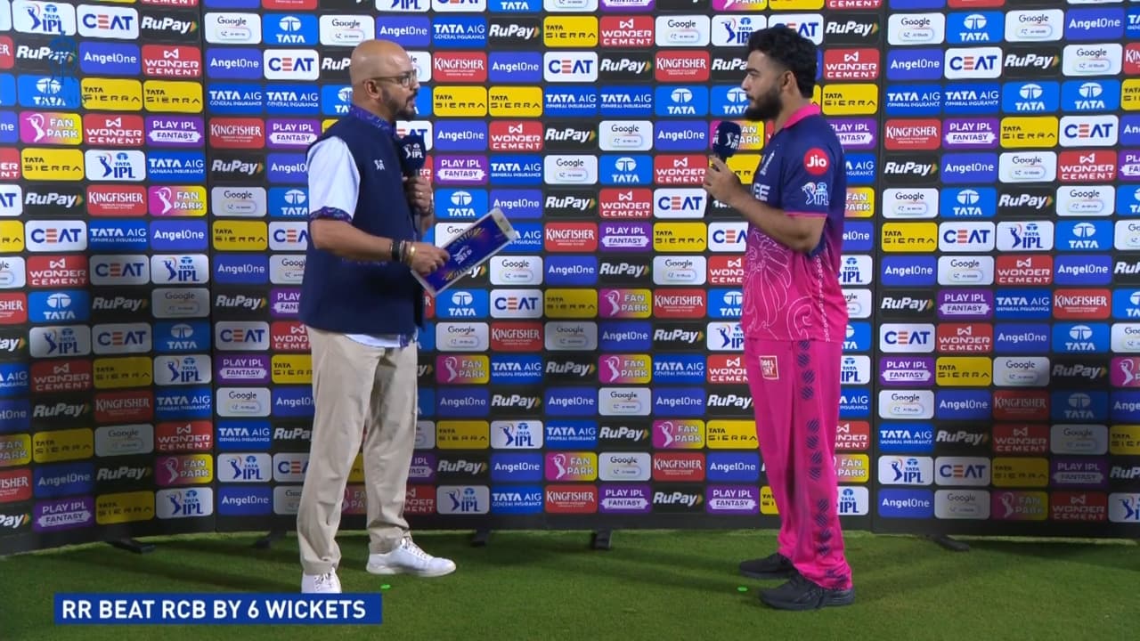 IPL 2026 M16: RR vs RCB - Post Match Presentation