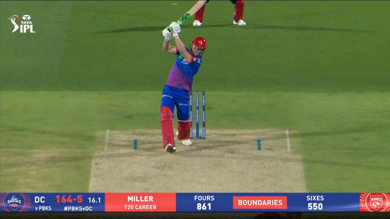 IPL 2026 M55: PBKS vs DC - David Miller Six