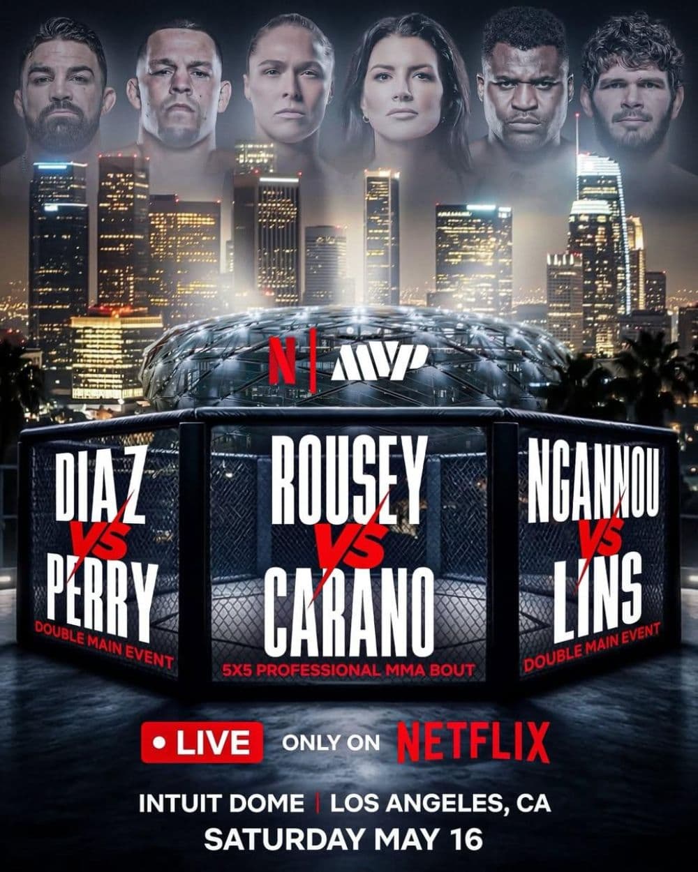 MVP MMA: Rousey vs. Carano
