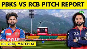PBKS VS RCB IPL 2026 PITCH REPORT: DHARAMSHALA PITCH REPORT | HPCA STADIUM PITCH REPORT