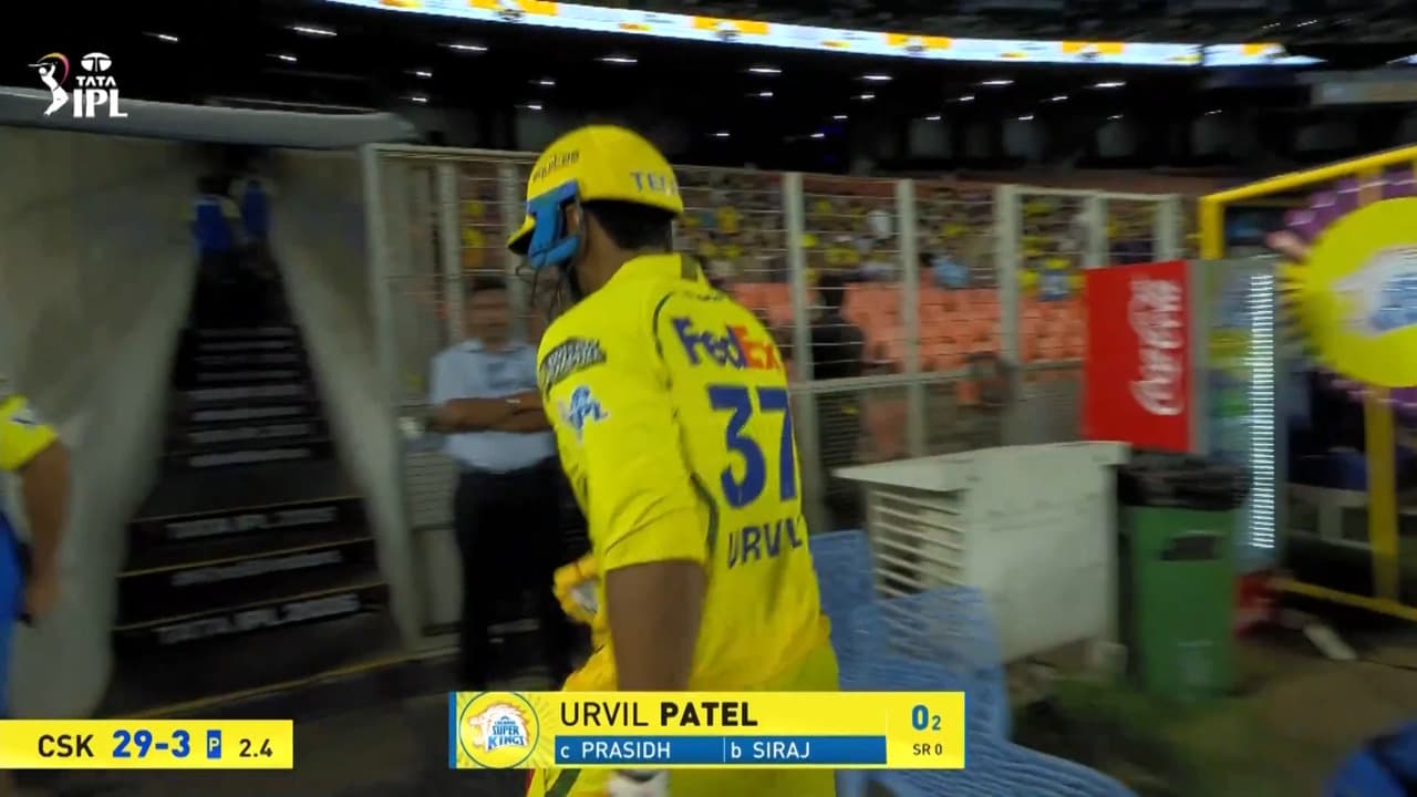 IPL 2026 M66: GT vs CSK - Urvil Patel Wicket