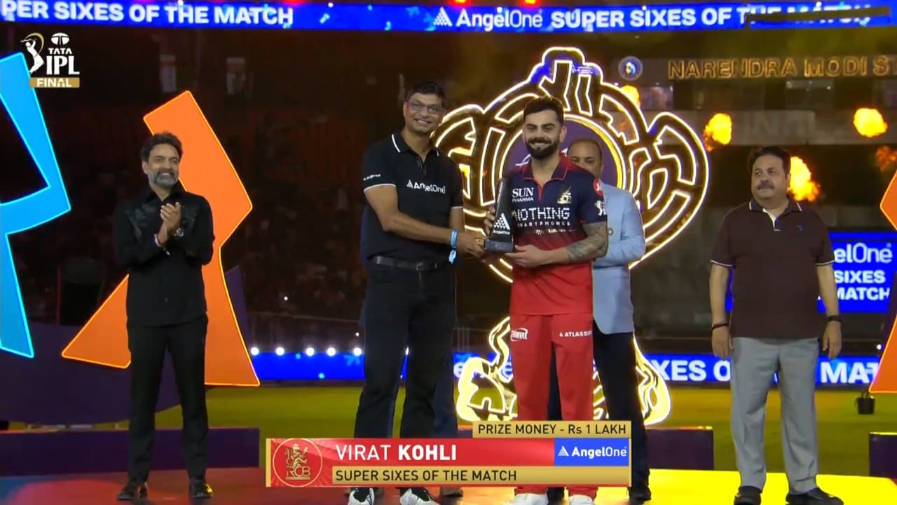 IPL 2026 Final: RCB vs GT - Angel One Super Sixes of the Match - Virat Kohli
