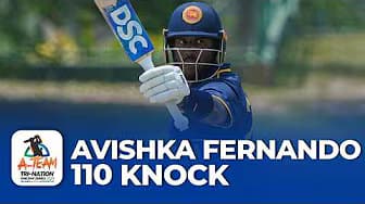 Century Hero | Avishka Fernando Smashes 110 Against Afghanistan | #srilankacricket #SLvAFG