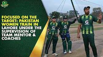 Focused on the target: Pakistan Women Train in Lahore under the supervision of team mentor & coaches