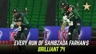 Sahibzada Farhan 74 Runs | Ball by Ball | Pakistan vs Bangladesh | 2nd T20I, 2025 | MR1U