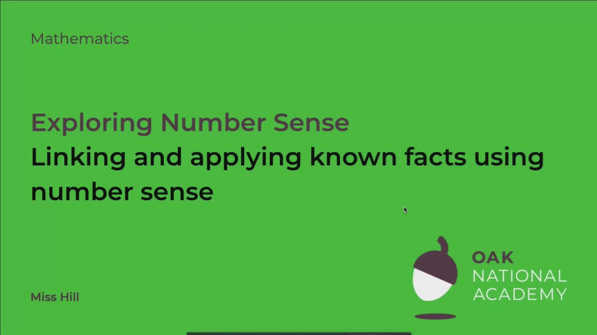 Year 3 Math