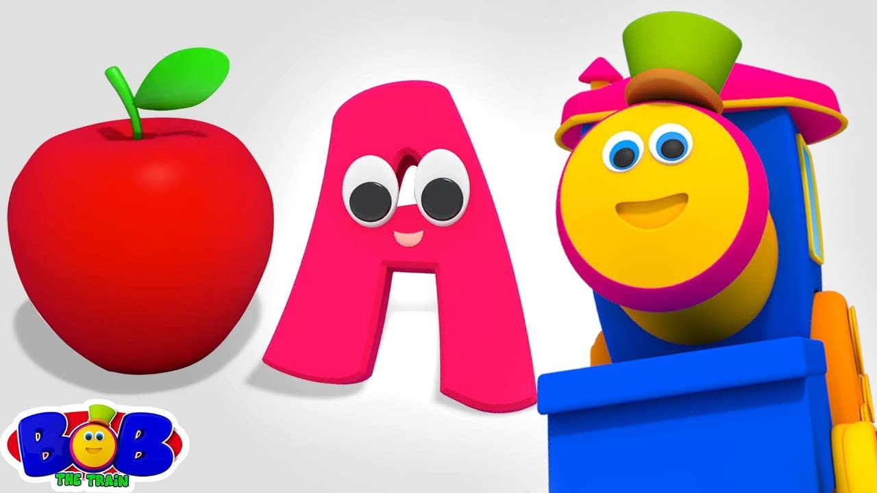 Bob The Train | Learn ABC | Phonic Sound | Letters A to Z | Popular Nursery Rhymes | Alphabets Song by Kids TV