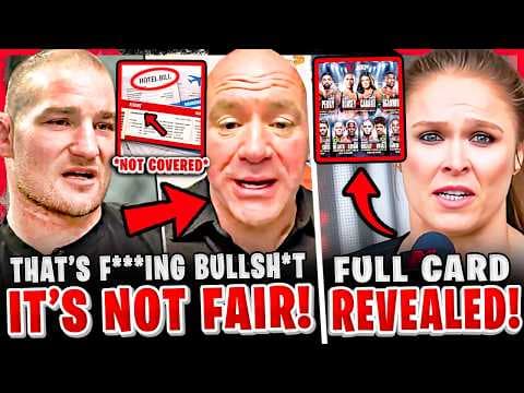 Dana White RECEIVES MAJOR BACKLASH for CUTTING PAY!? NETFLIX MMA Card REVEALED! Sean Strickland