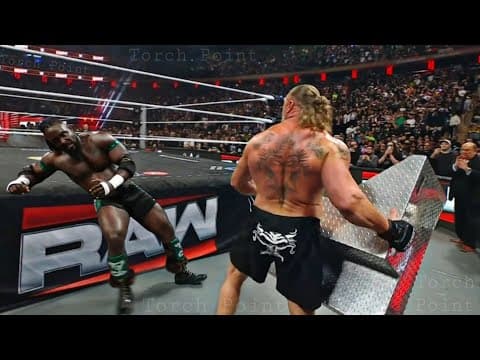 WWE 31 March 2026 Brock Lesnar Vs Oba Femi Brutal Match WWE Raw 2026 Highlights