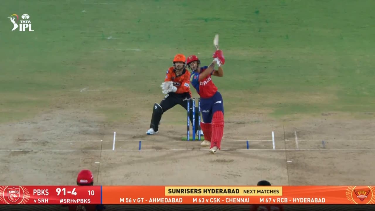 IPL 2026 M49: SRH vs PBKS - Suryansh Shedge Six
