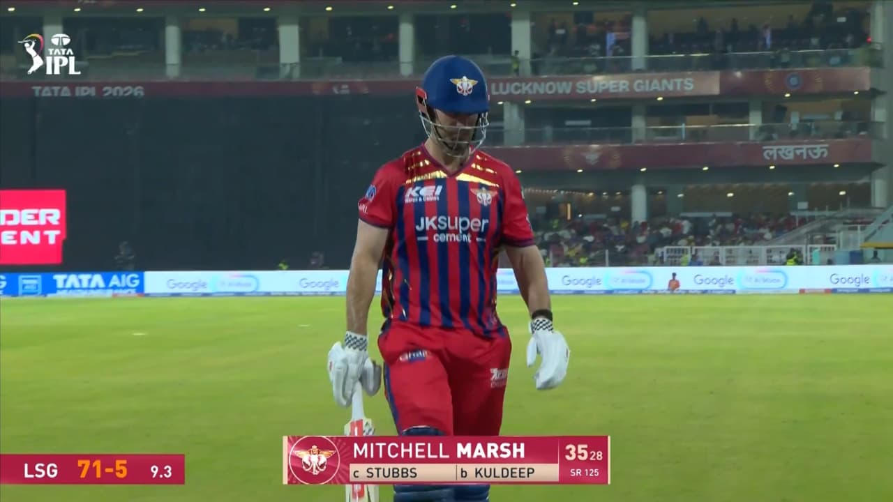 IPL 2026 M05: LSG vs DC - Mitchell Marsh Wicket