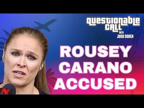 MMA News: Ronda Rousey vs Gina Carano Fight Now Being Investigated After Allegations Of Rigging