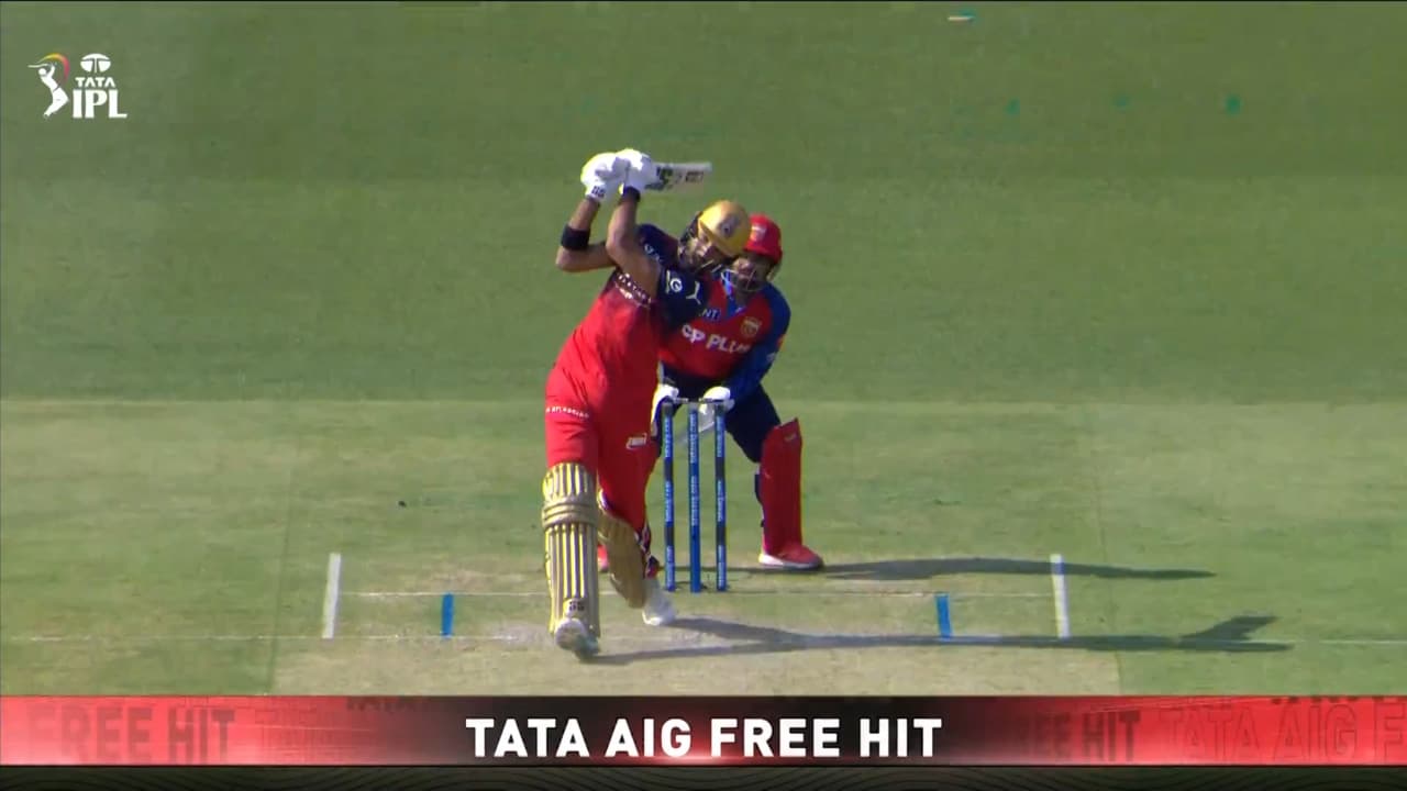 IPL 2026 M61: PBKS vs RCB - Devdutt Padikkal Six