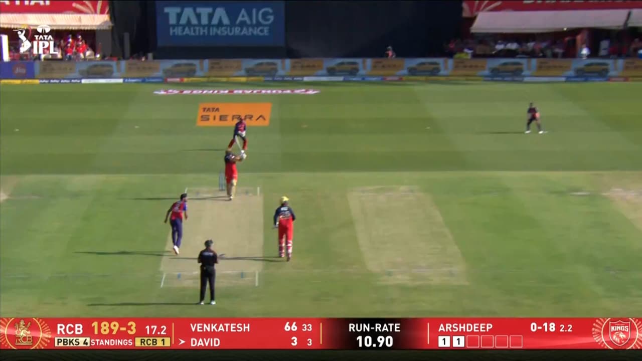 IPL 2026 M61: PBKS vs RCB - Tim David Six